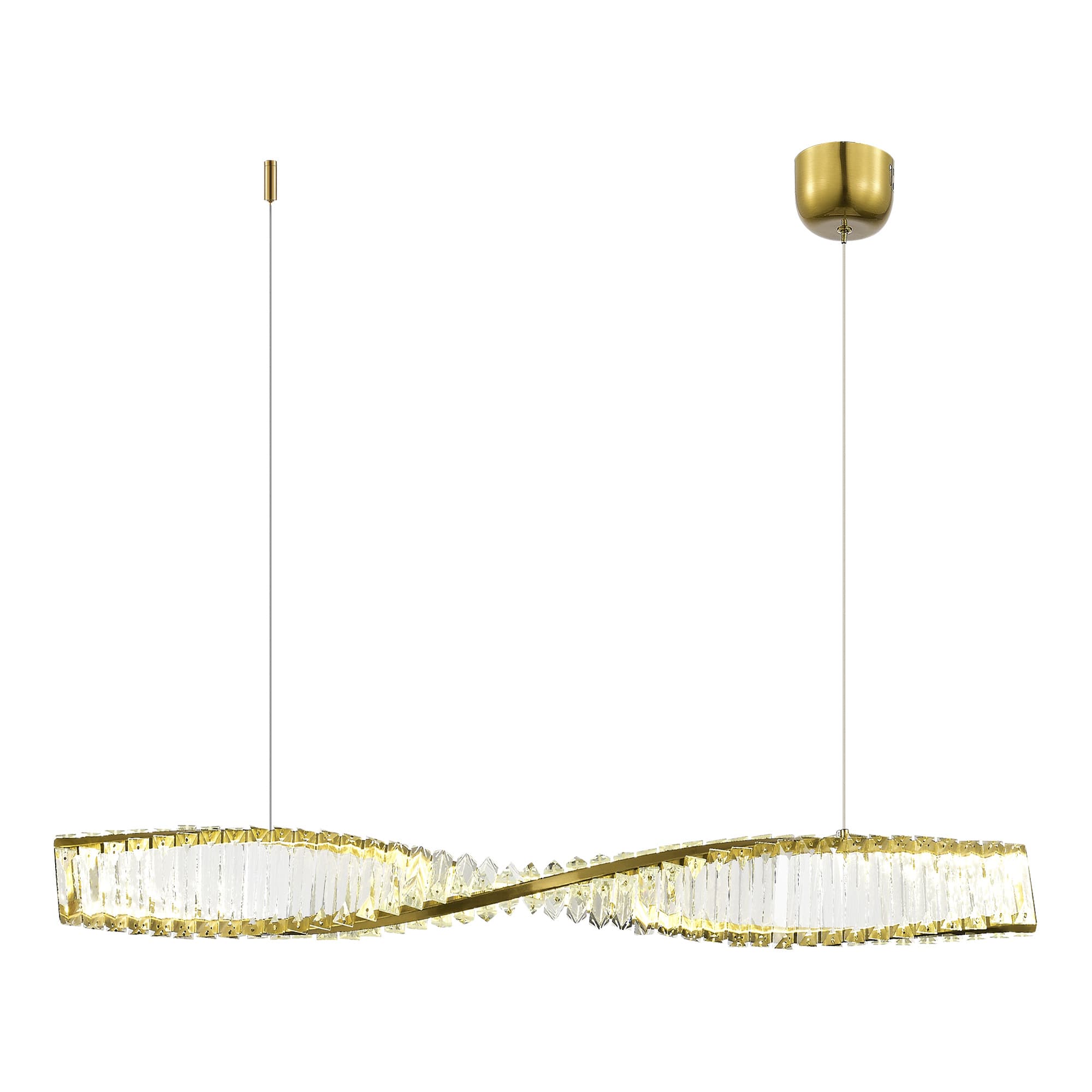 ST LUCE SL6205.313.01 Светильник подвесной Латунь/Прозрачный LED 1*21W 3000K