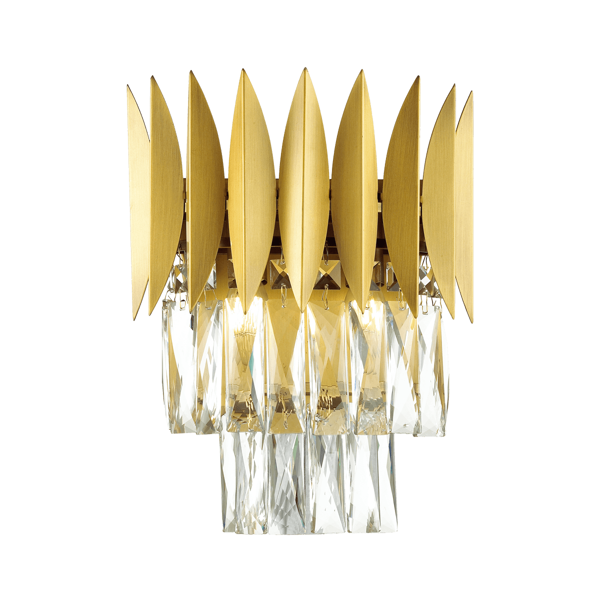 Odeon Light 4124/2W HALL ODL21 373 золото/хрусталь Бра E14 2*40W VALETTA — миниатюра 2
