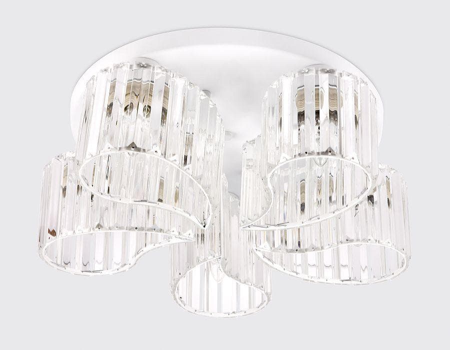 Ambrella Потолочный светильник TR5201/5 WH/CL белый/прозрачный E27/5 max 40W D500*180 — миниатюра 3