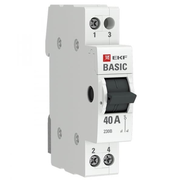 EKF Трехпозиционный переключатель 1P 40А Basic tps-1-40 — миниатюра 1