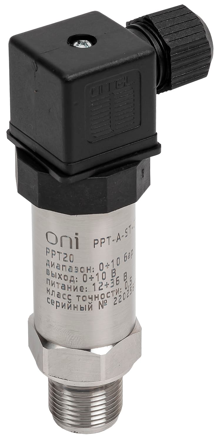 IEK Преобр. давл. PPT20 0,5% 0-10Бар 0-10В M20 DIN43650