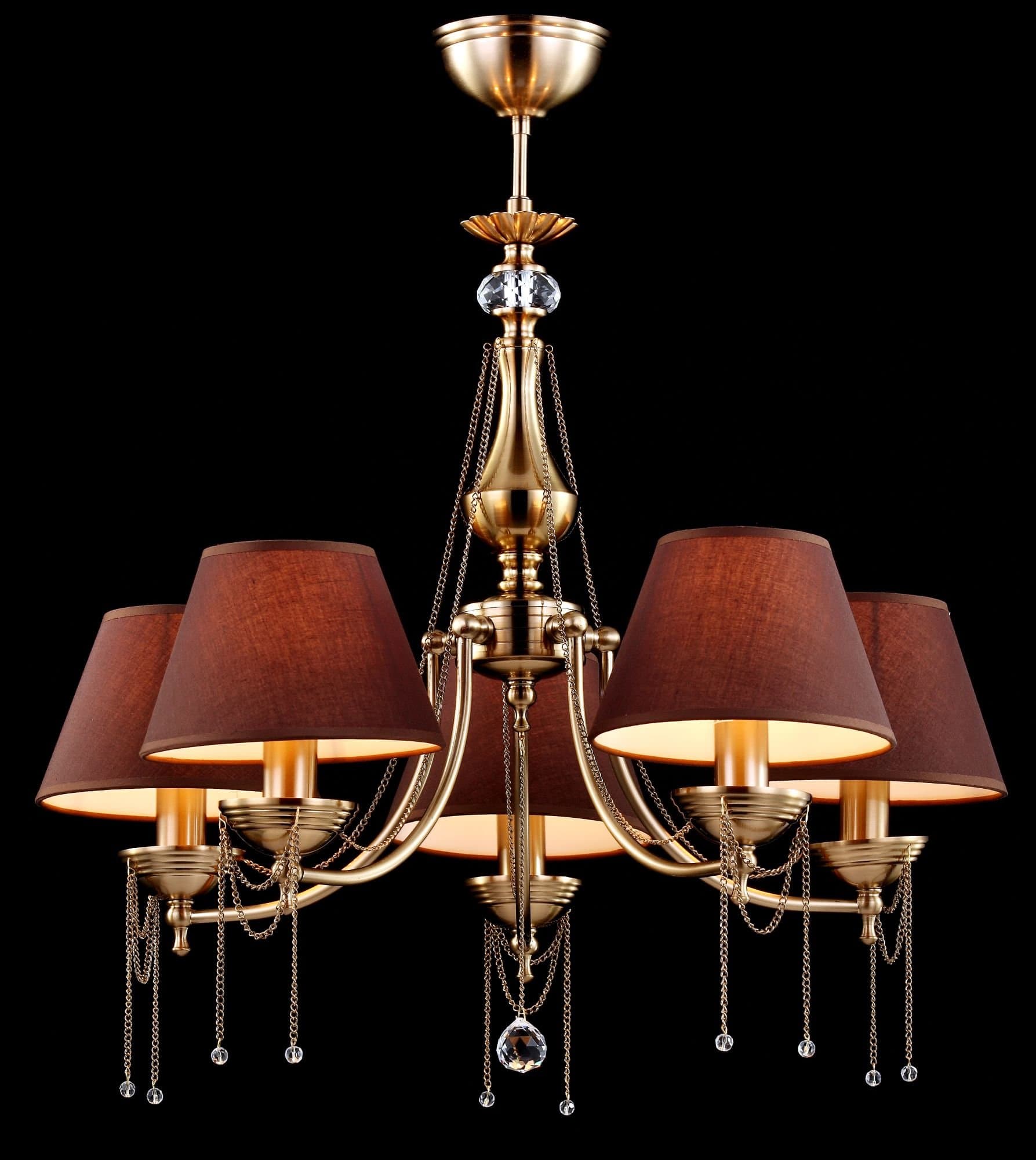 Maytoni Royal Classic Chester Латунь Люстра 5xE14 60W RC0100-PL-05-R — миниатюра 2