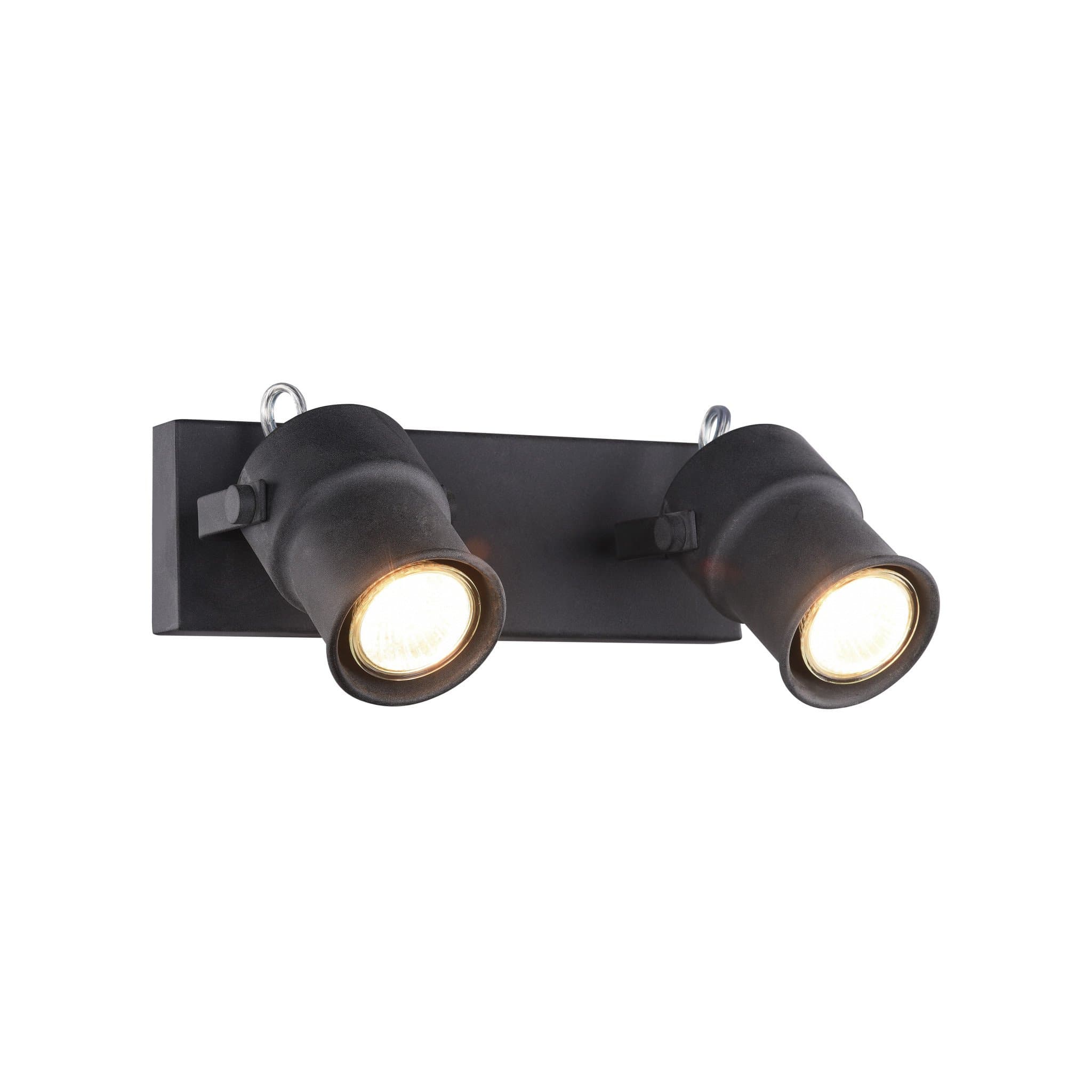 Favourite Arcu Светильник настенный металл черного матового пыльного цвета 2*GU10LED*5W 2026-2W