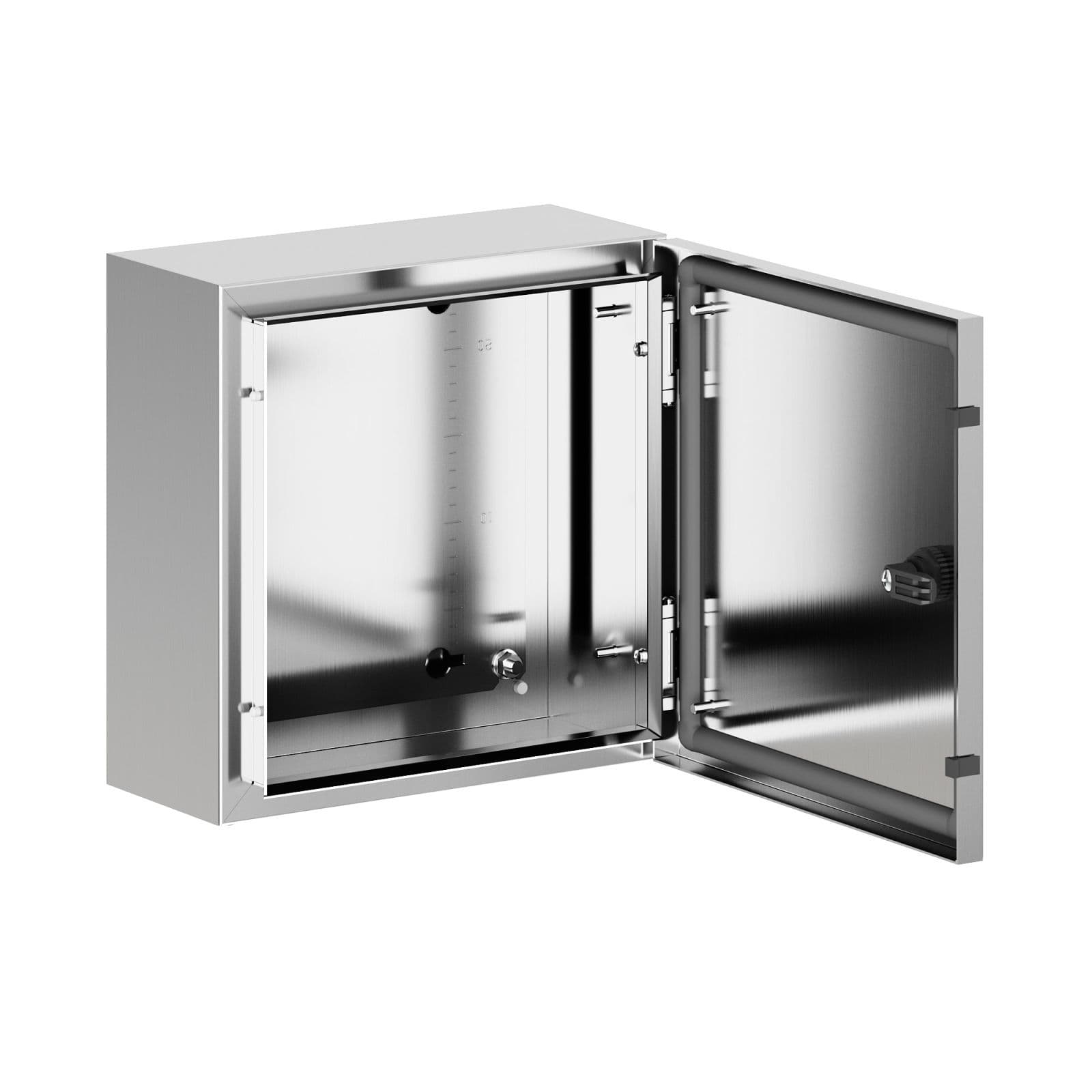 DKC Корпус навесной STH с М/П из нержавеющей cтали AISI304 ВхШхГ 300x300x150 мм, без фланца — миниатюра 2