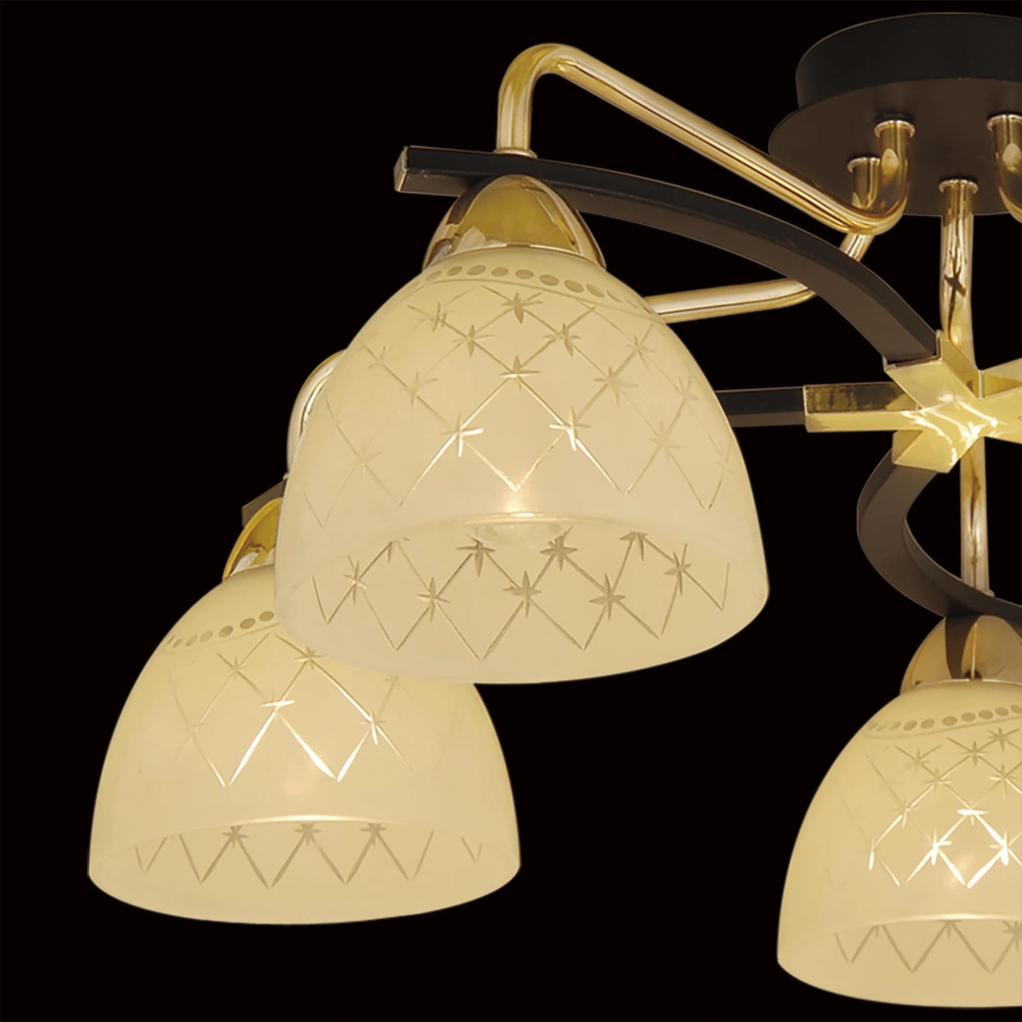 Citilux CL152252 Кристи Беж.+Зол. Светильник Люстра — миниатюра 3