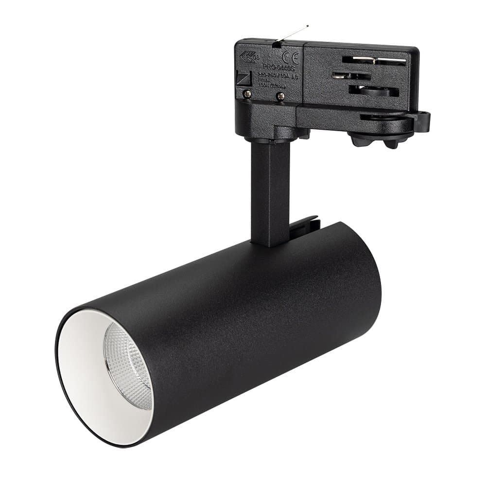 Arlight Светильник SP-POLO-TRACK-LEG-R65-8W Day4000 (BK-WH, 40 deg) (IP20 Металл, 3 года) 027465