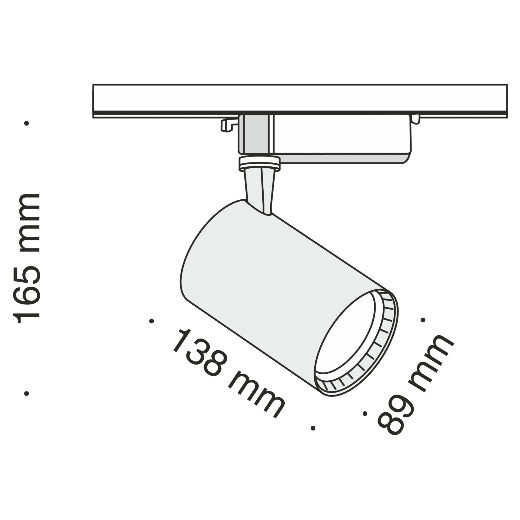 Maytoni Technical Track Белый Трековый светильник LED 17W 1200Лм TR003-1-17W3K-W — миниатюра 7