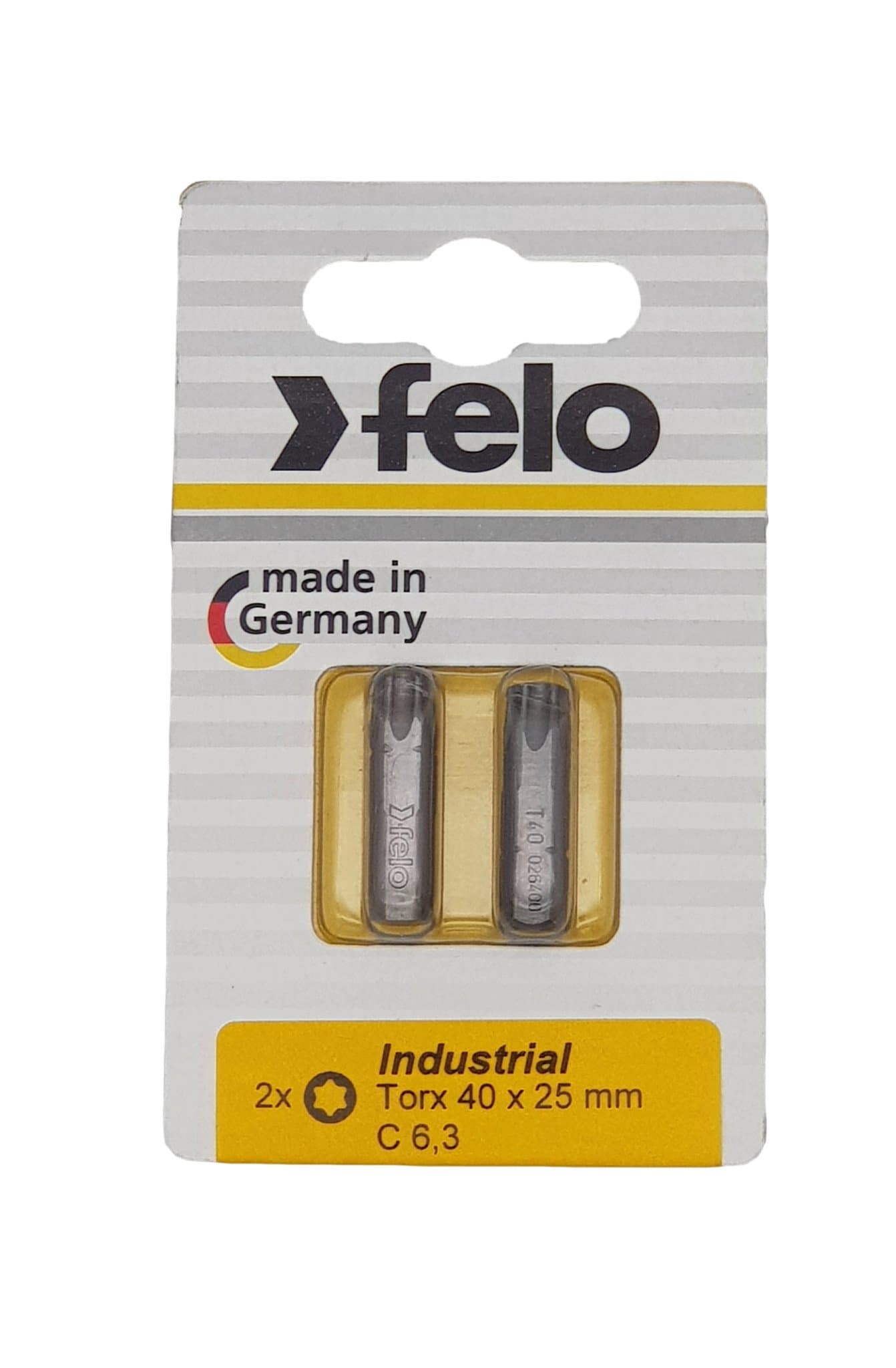 Felo Бита Torx 40X25, серия Industrial, 2 шт в блистере 02640036
