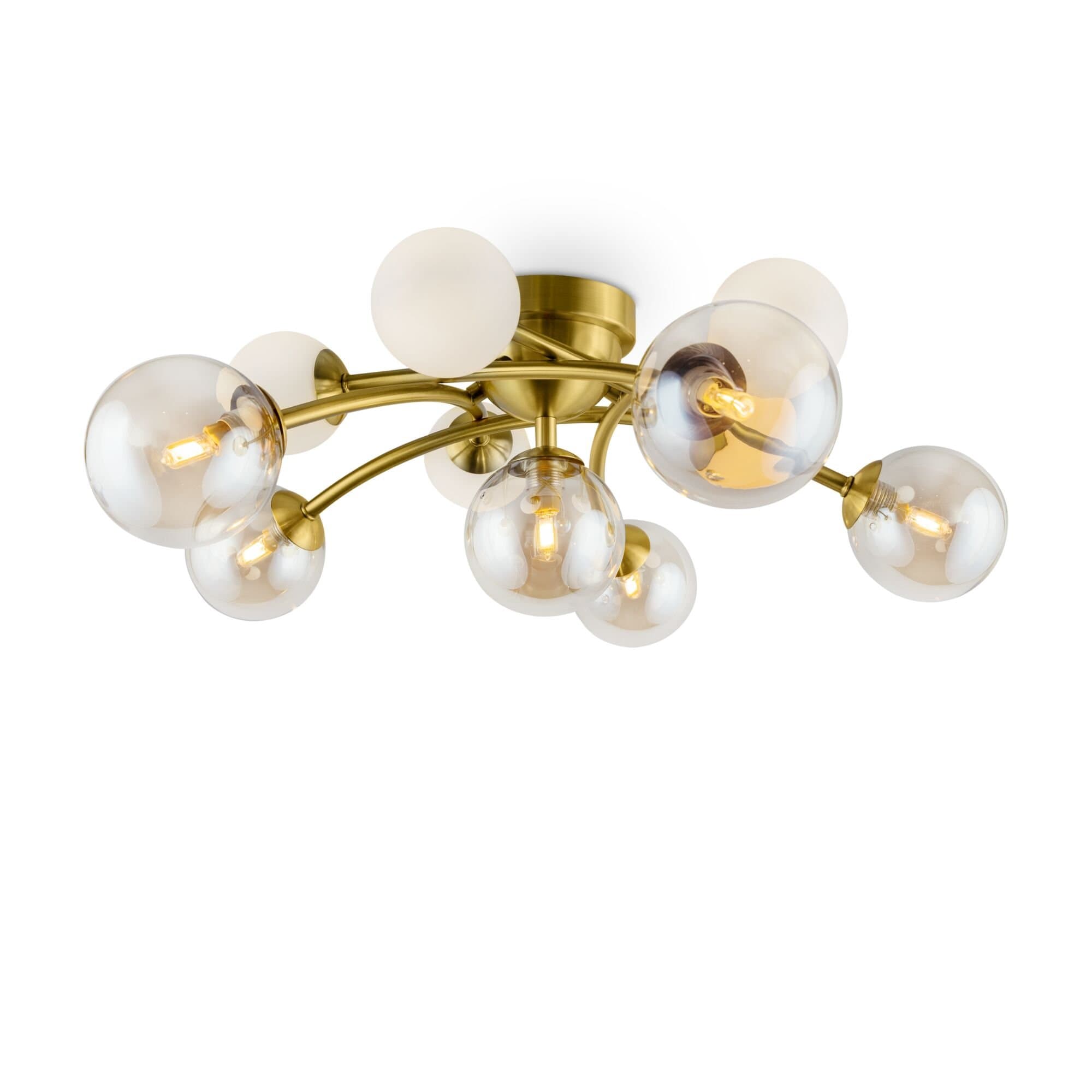 Freya Modern Bethany Латунь Потолочный светильник FR5116CL-11BS — миниатюра 2