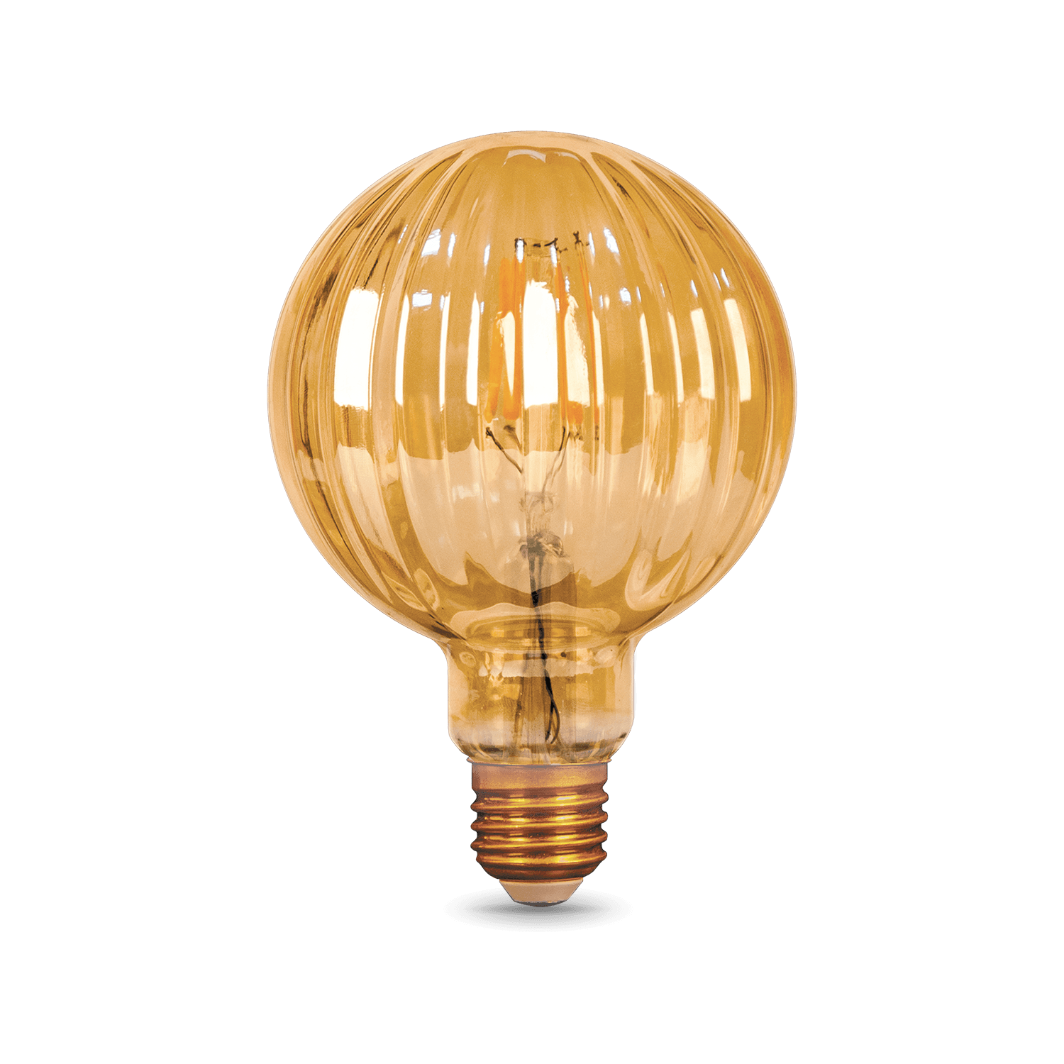 Gauss Лампа Filament G100 4W 380lm 2400К Е27 golden Baloon LED 147802004 — миниатюра 4