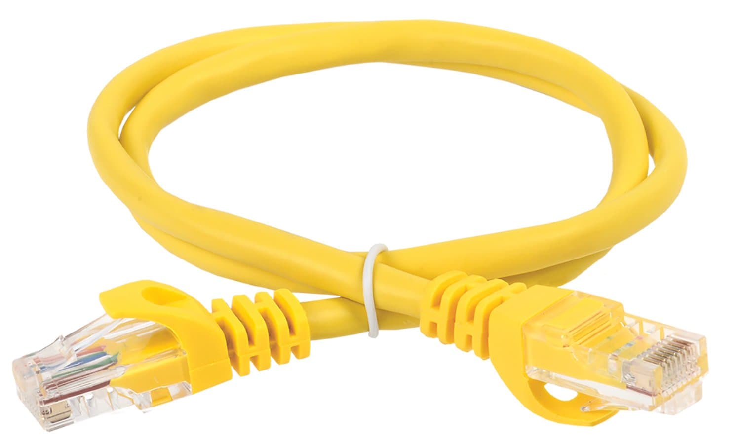 IEK ITK Коммутационный шнур категория 6 UTP PVC 7м желтый PC05-C6U-7M