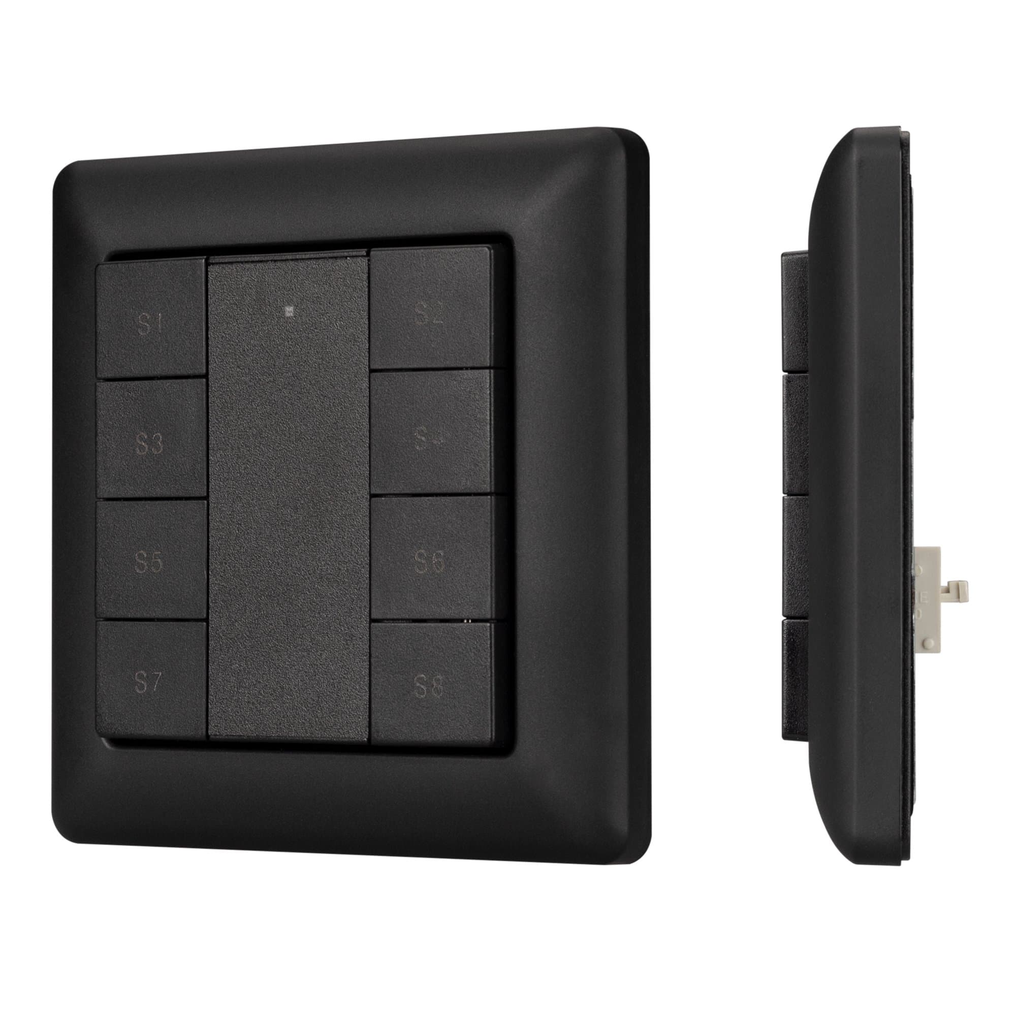 Arlight INTELLIGENT Панель DALI-223-1G-8SC-IN-BLACK (BUS) (INTELLIGENT -) 029244 — миниатюра 1