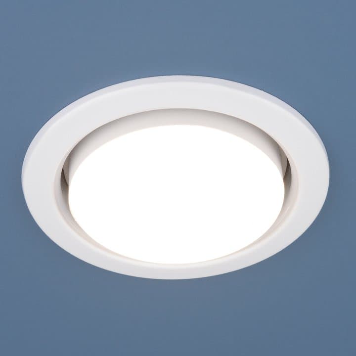 Elektrostandard 1035 GX53 WH / Светильник встраиваемый белый a032501