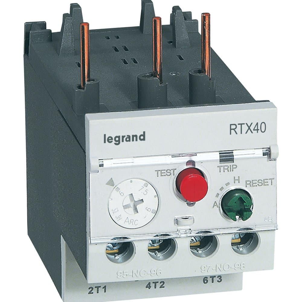 Legrand RTX3 40 Тепловое реле с дифференциальной защитой 6-9A для CTX3 22, CTX3 40 416670 — миниатюра 2
