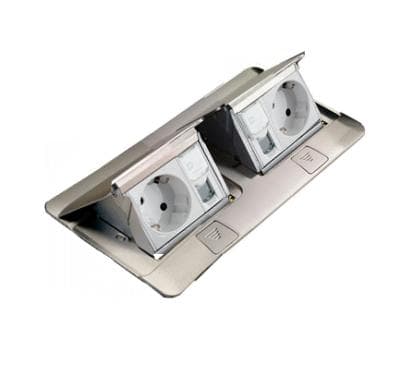 Legrand Алюминий Блок выдвижной 6(2х3) модуля 054012 — миниатюра 3