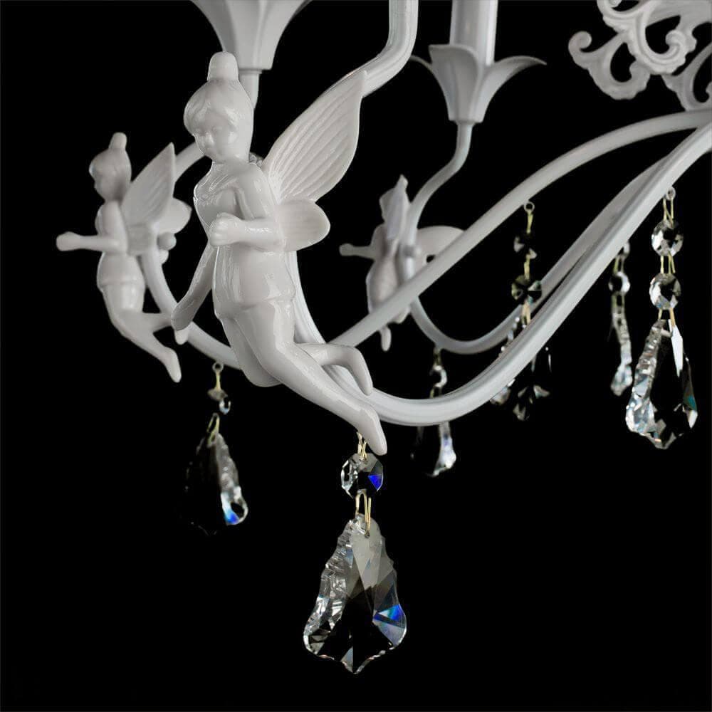 Arte Lamp Angelina Белая Люстра 40W E14 A5349LM-8WH — миниатюра 5