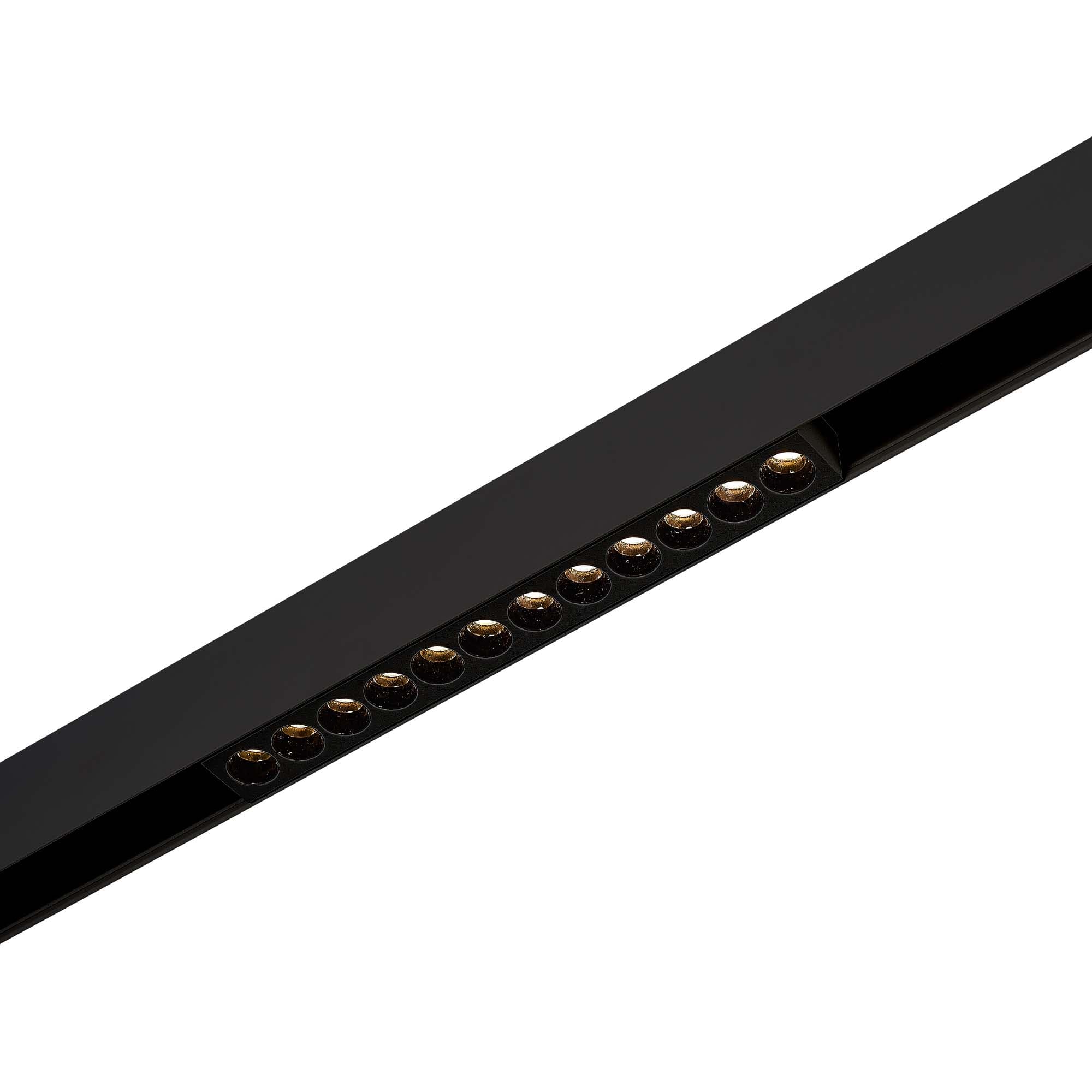 ST LUCE ST806.446.12 Магнитный трековый светильник Черный LED 1*12W 4000K 550Lm Ra>90 36° IP20 L220xW22xH44 48VV