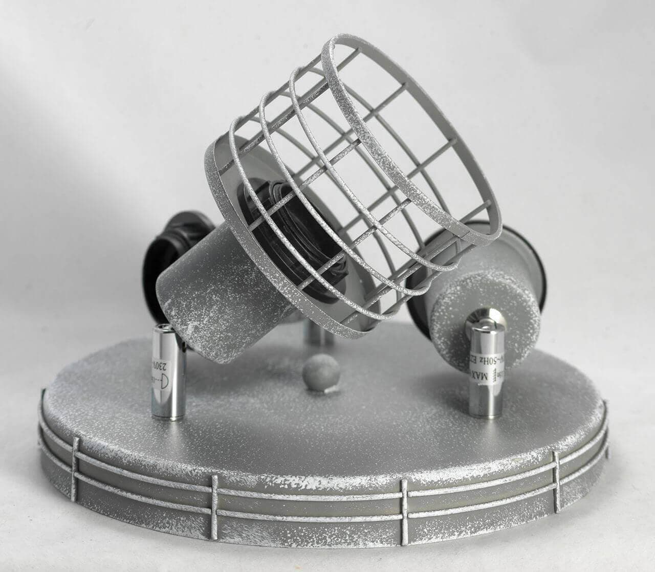 Lussole LOFT Металл Серый /  Без плафона Светильник настенно-потолочный E27 60W LSP-9969 — миниатюра 4