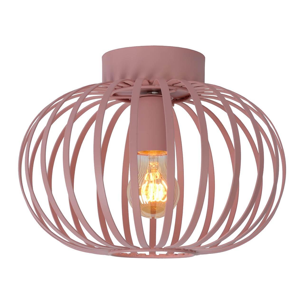 Lucide MERLINA Розовый Потолочный светильник 78193/30/66 — миниатюра 4