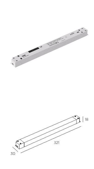 Technolight  85100-48 Блок питания линейный 48В 100Вт 2.08А