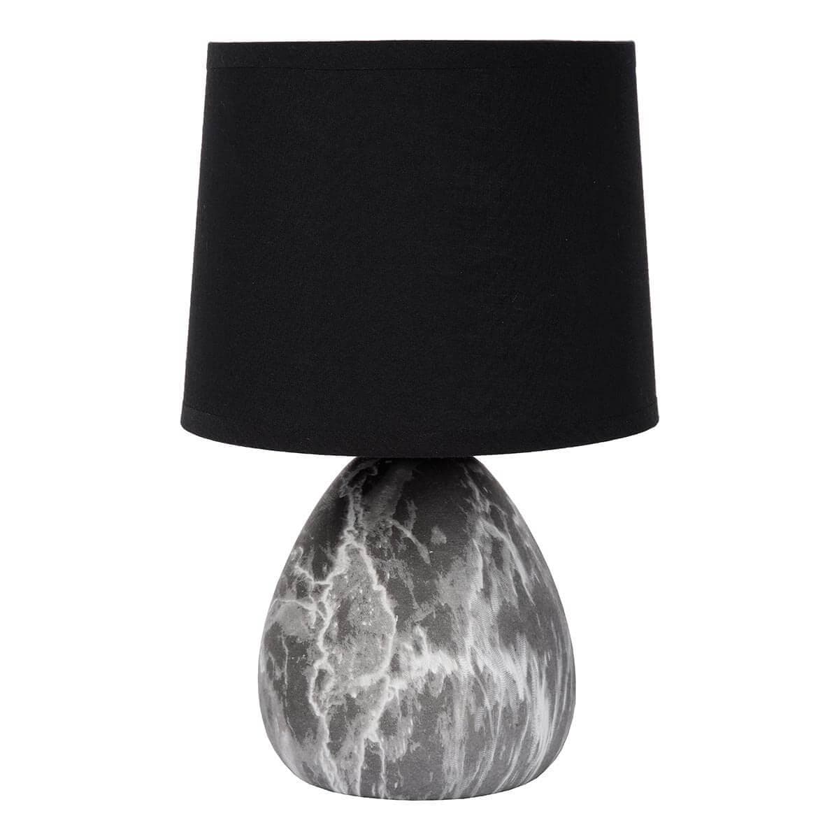 Lucide MARMO Лампа настольная Ø 16 cm 1xE14 Black 47508/81/30