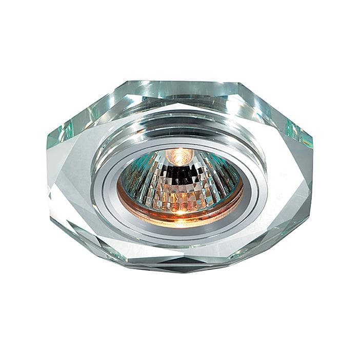 Novotech 369759 NT12 237 алюминий/зеркальный Встраиваемый светильник IP20 GX5.3 50W 12V MIRROR