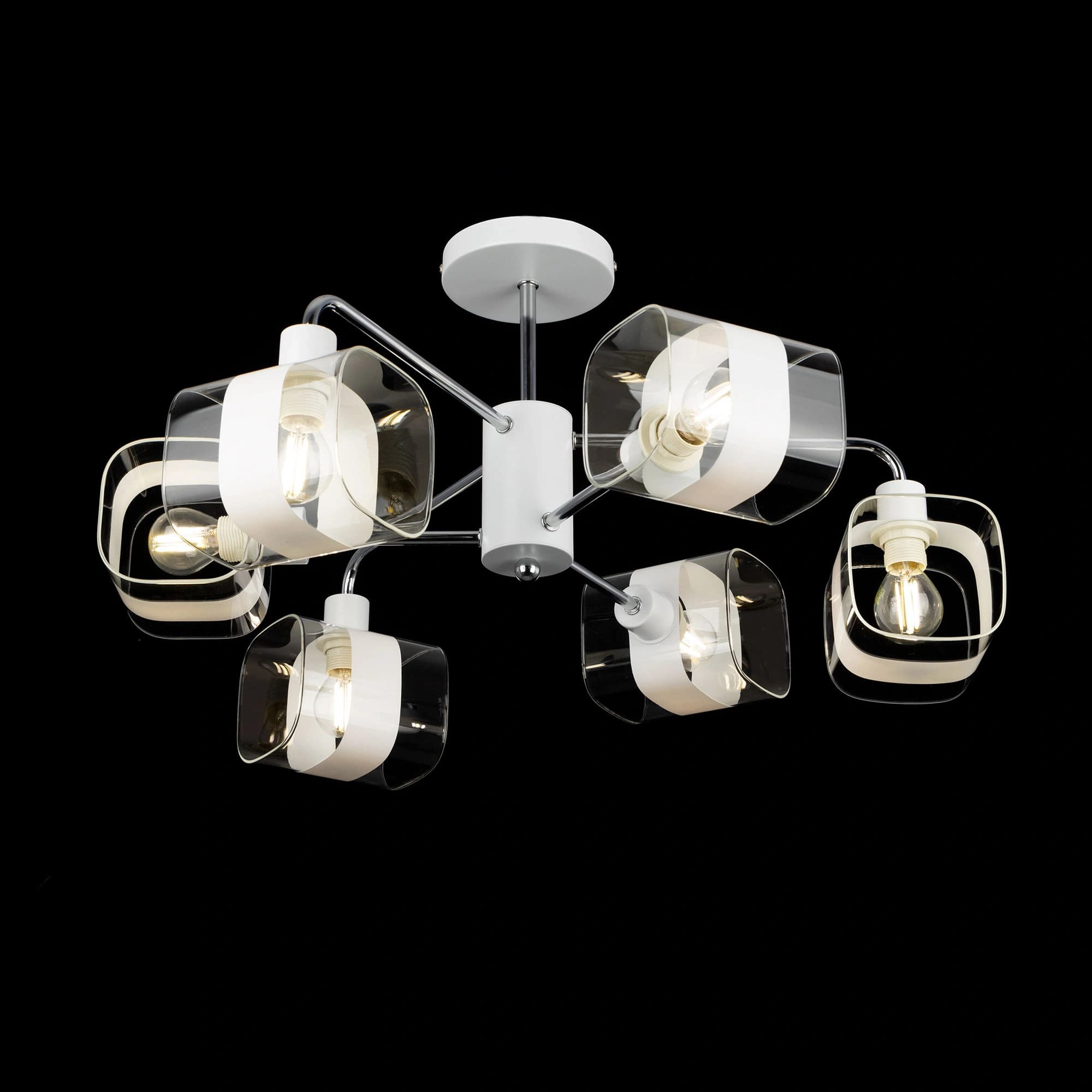 Citilux CL140160 Бертон Белый+Хром Люстра