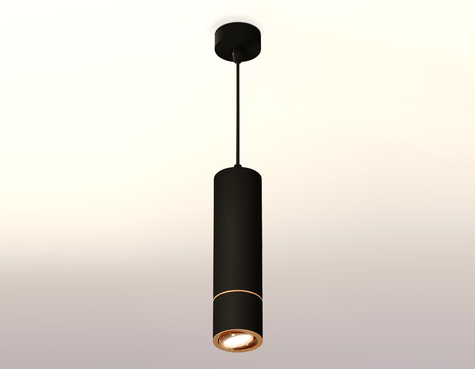 Ambrella Комплект подвесного поворотного светильника XP7402050 SBK/PYG черный песок/золото желтое полированное MR16 GU5.3 (A2311, C7456, A2072, C7402, — миниатюра 2