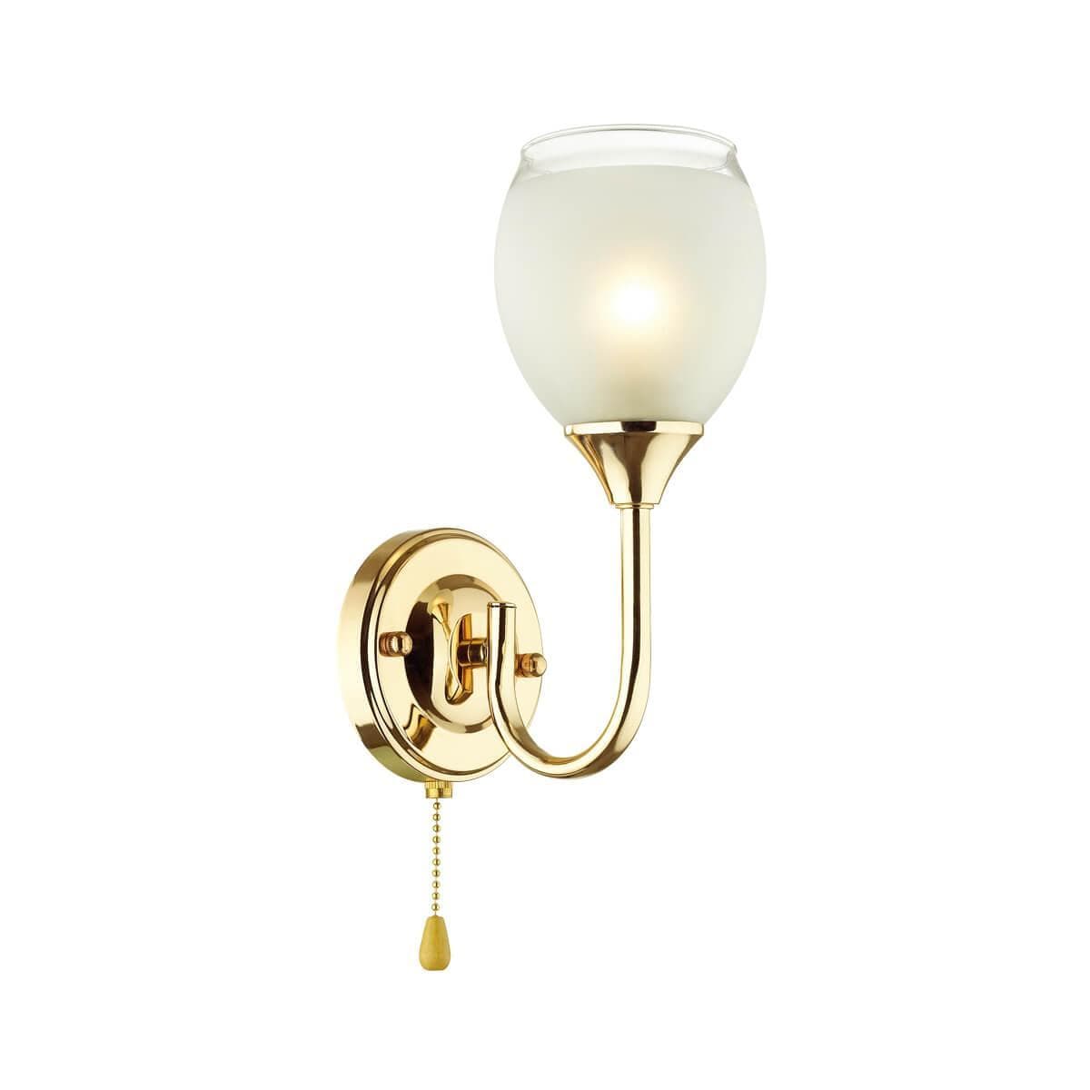 Lumion 4546/1W COMFI LN21 048 золотой, белый Бра E27 60W 220V JOLENE — миниатюра 1