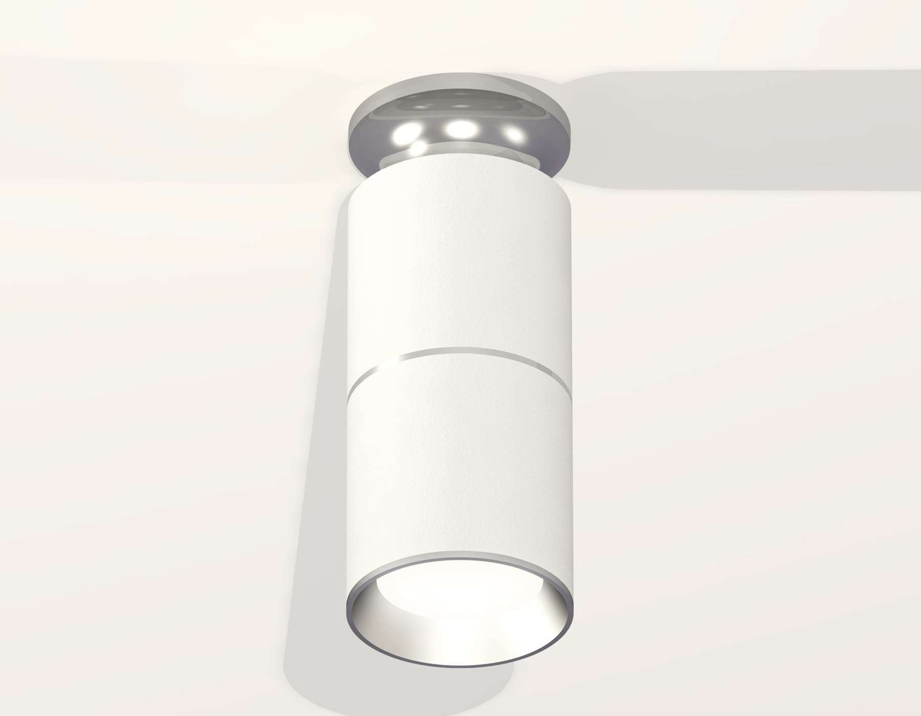 Ambrella Комплект накладного светильника XS6301240 SWH/PSL белый песок/серебро полированное MR16 GU5.3 (N6903, C6301, A2060, N6104) — миниатюра 2