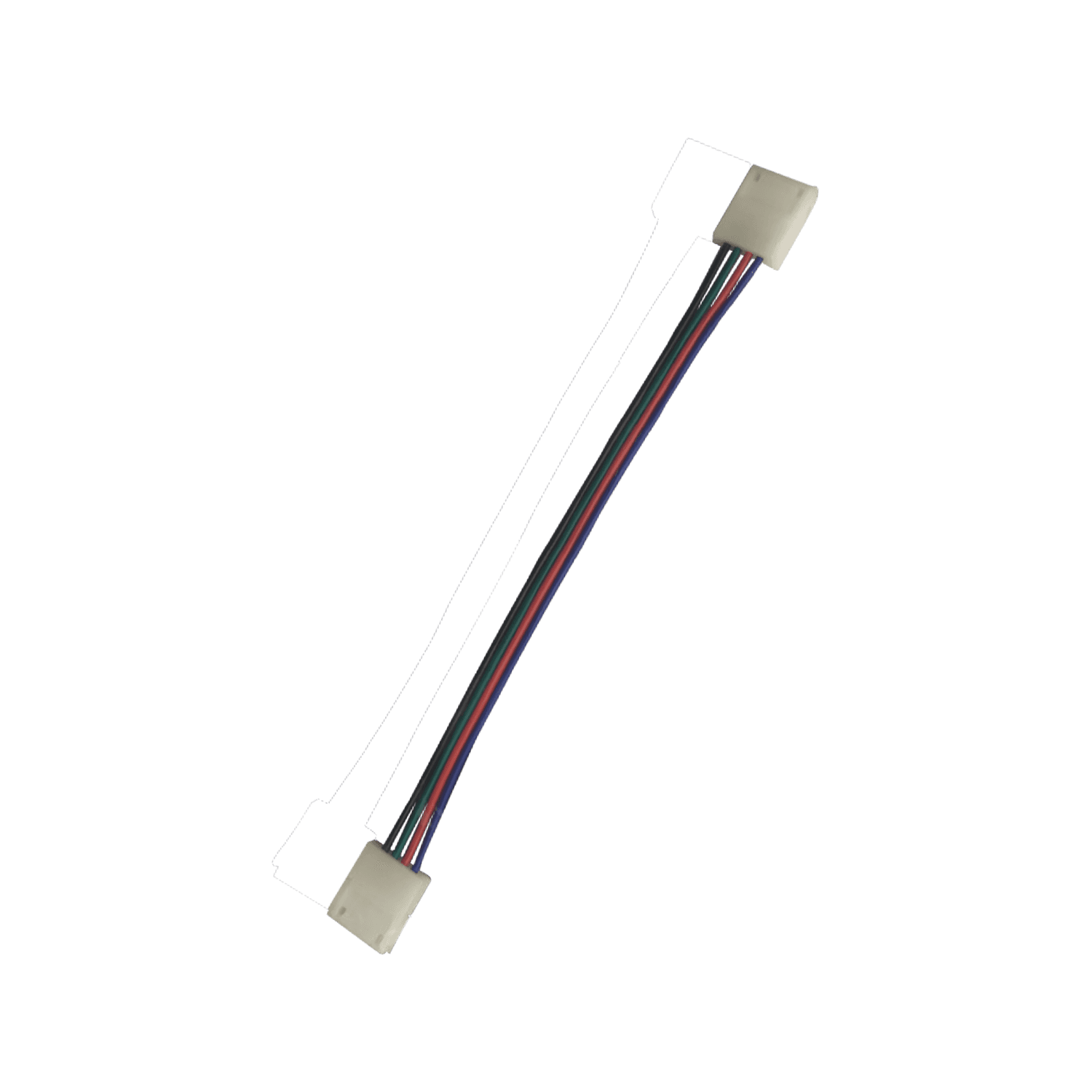 Gauss Коннектор Basic для LED-ленты 10 mm RGB 5050 IP65 BT437 — миниатюра 4