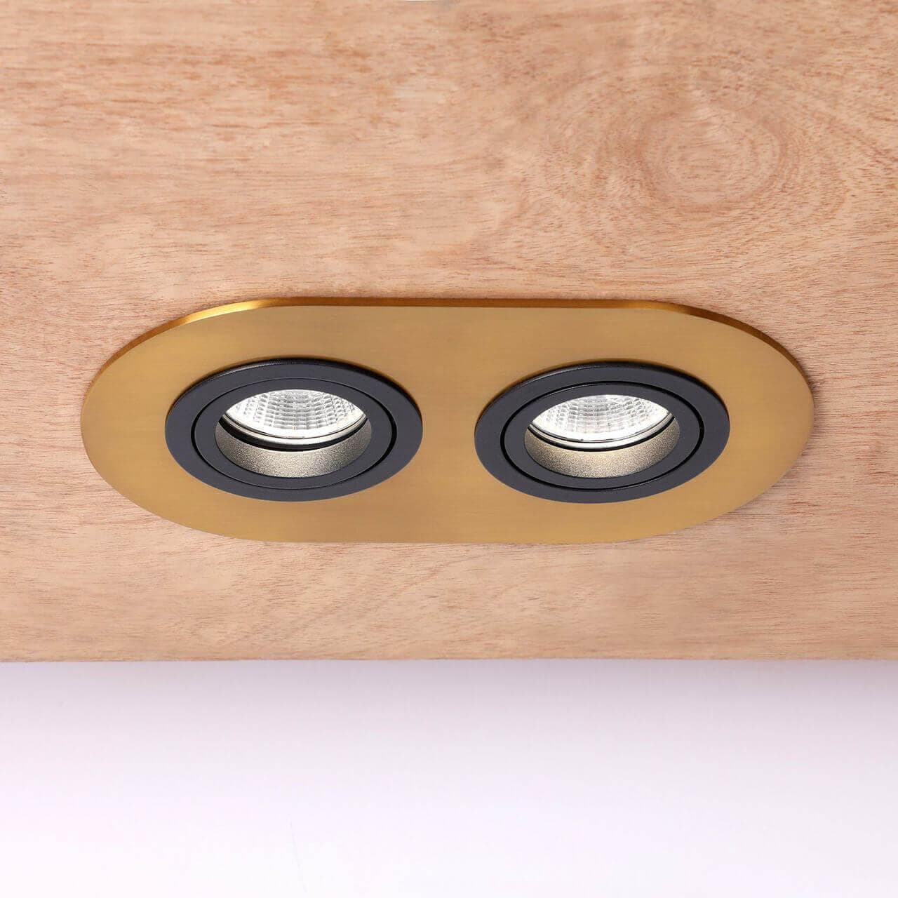 Favourite 2789-2C Retro Cветильник врезной L200*W120*H70, 2*LED*7W, 1120LM, 4000K, included — миниатюра 2