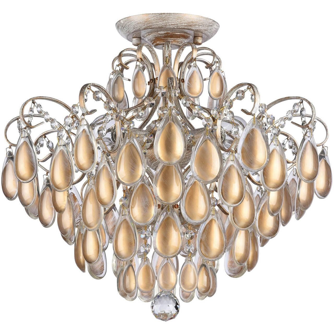 Freya Classic Chabrol Белый с Золотом Люстра E14 40W FR2302-CL-04-WG — миниатюра 7