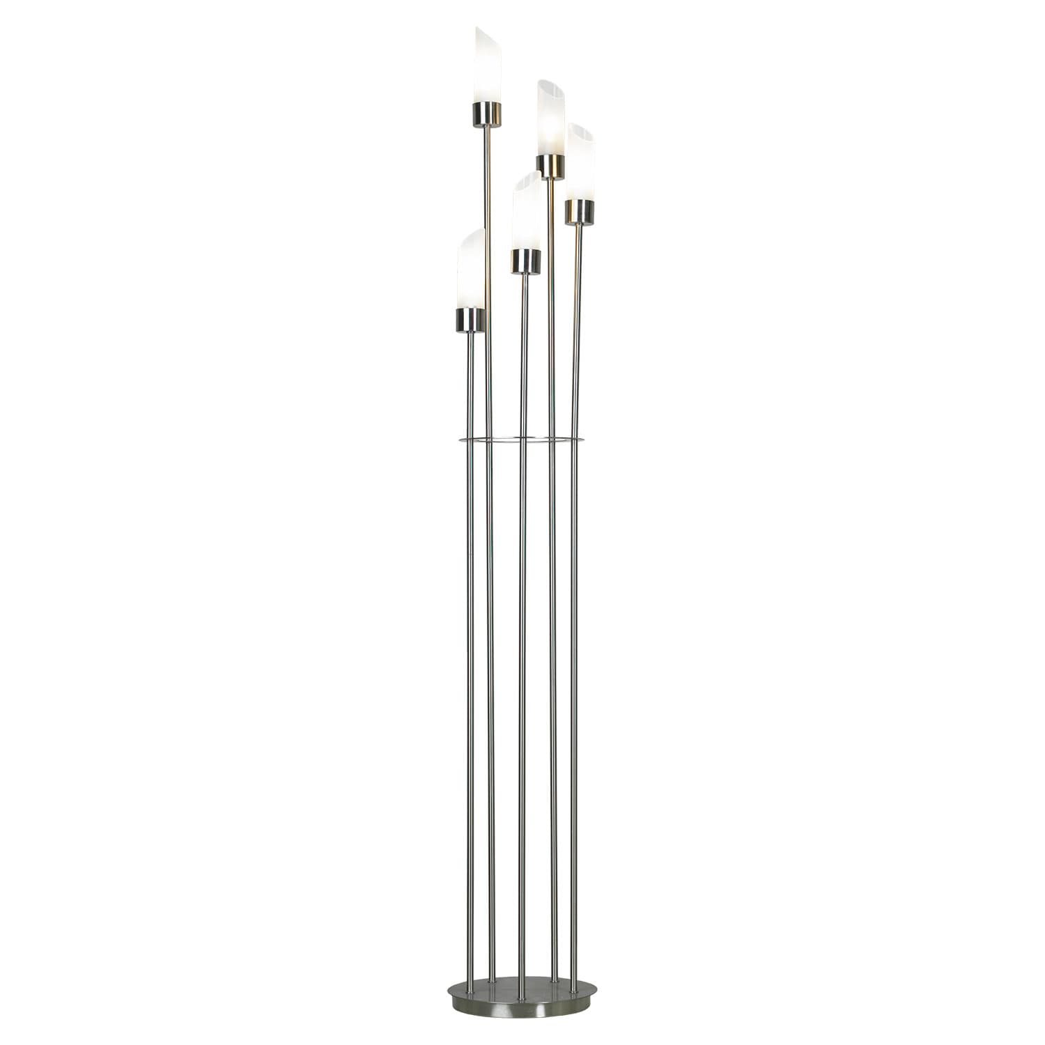 Lussole PROMO 2 Металл Никель /  Стекло Торшер E14 40W LSC-2805-05