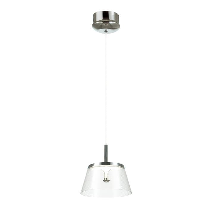 Odeon Light 4108/7L ODL19 95 белый/хром/прозрачный Подвес LED 7W ABEL