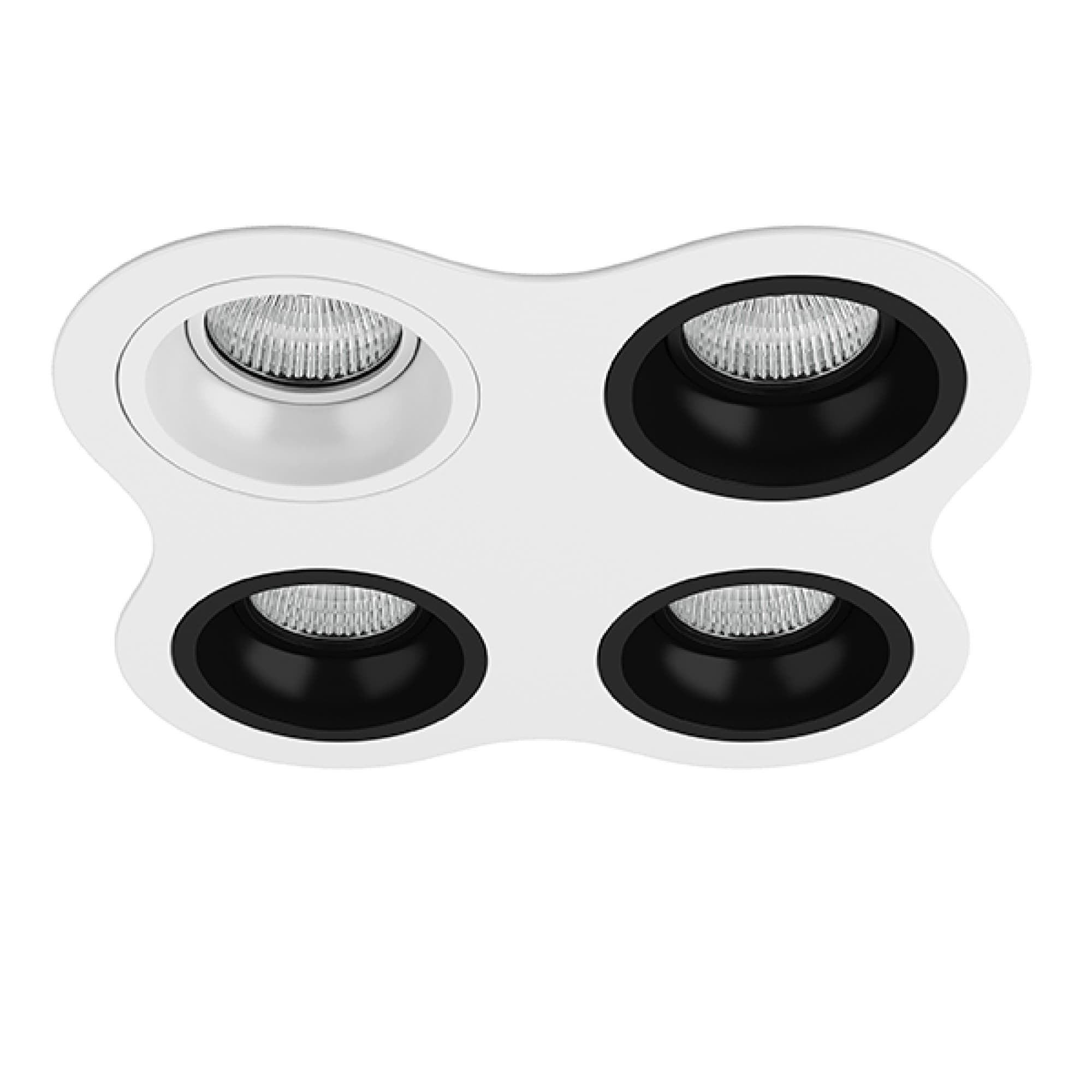 Lightstar Комплект из светильников и рамки DOMINO Domino Lightstar D64606070707