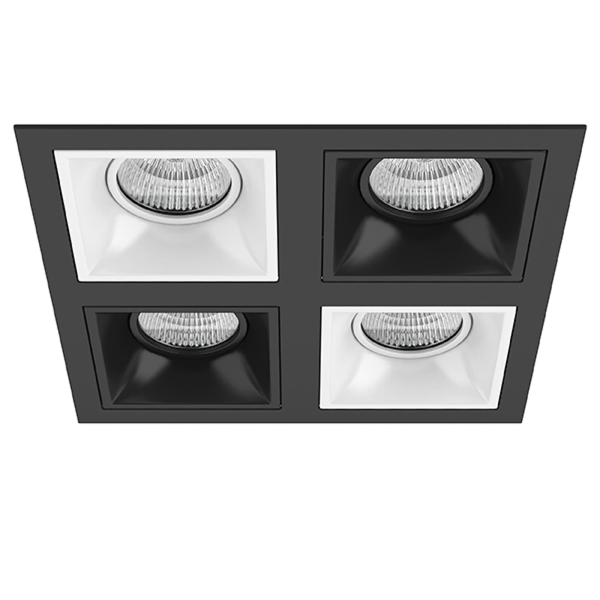 Lightstar Комплект из светильников и рамки DOMINO Domino Lightstar D54706070607