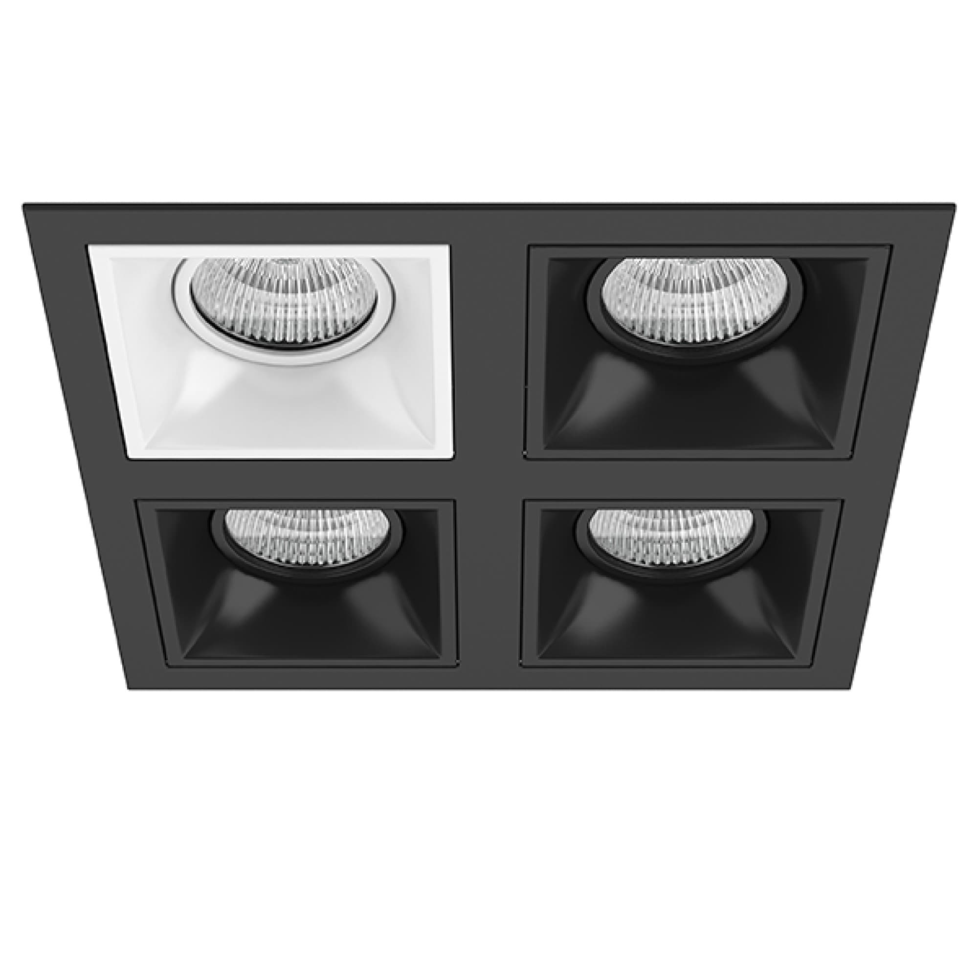 Lightstar Комплект из светильников и рамки DOMINO Domino Lightstar D54706070707