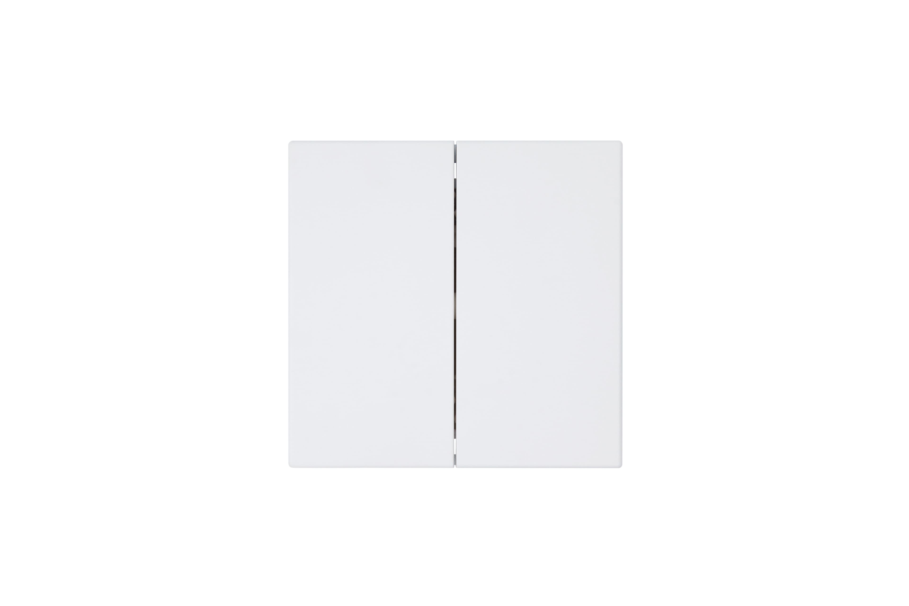 Jasmart FD Матовый белый (soft touch) Выключатель 2-кл 10A 250V~