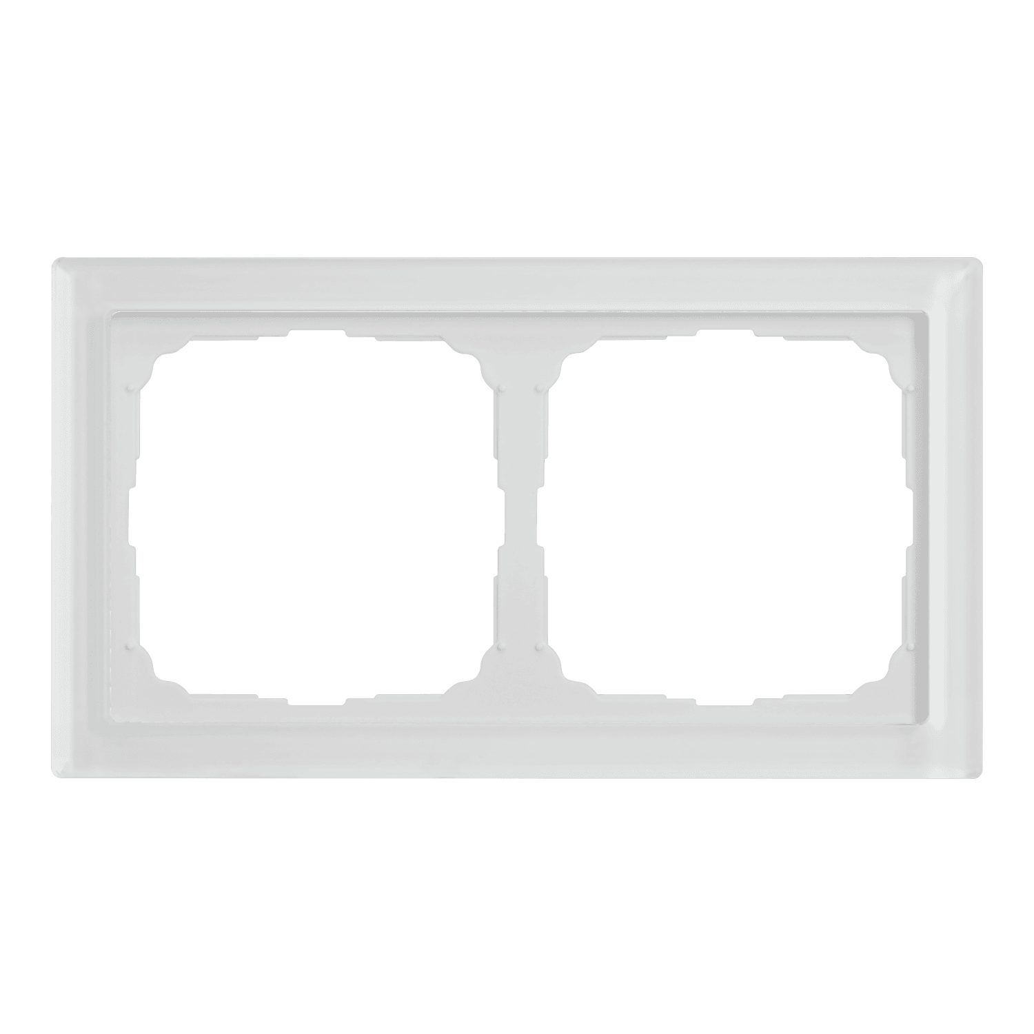 Systeme Electric ArtGallery Pure Органическое стекло Белый Рамка 2-ая