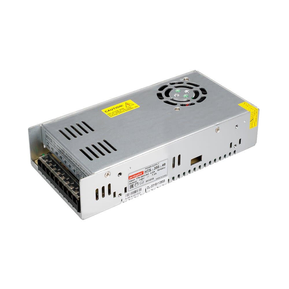 Arlight Блок питания HTS-350-48 (48V, 7.3A, 350W) (IP20 Сетка, 3 года) 011215