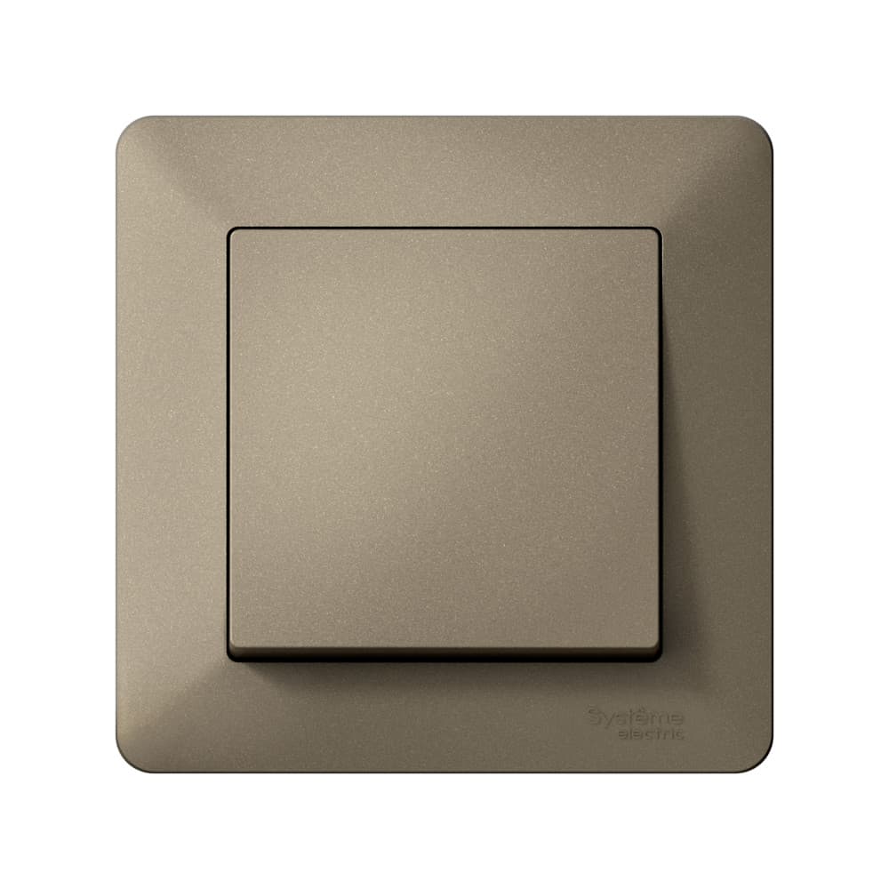 Systeme Electric AtlasDesign Air Шампань/дымчатый черный Рамка 1-ая
