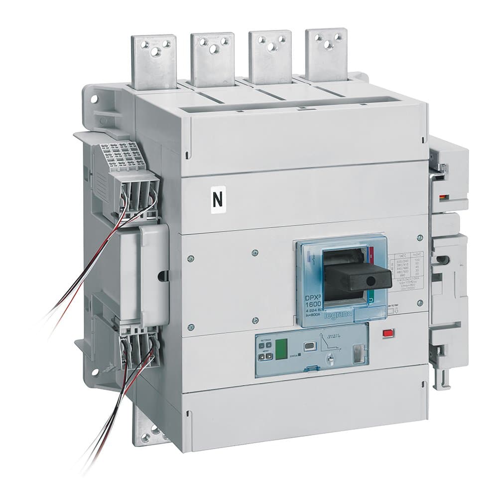 Legrand DPX3 1600 Основание выключатель 4P, подключение спереди 422587