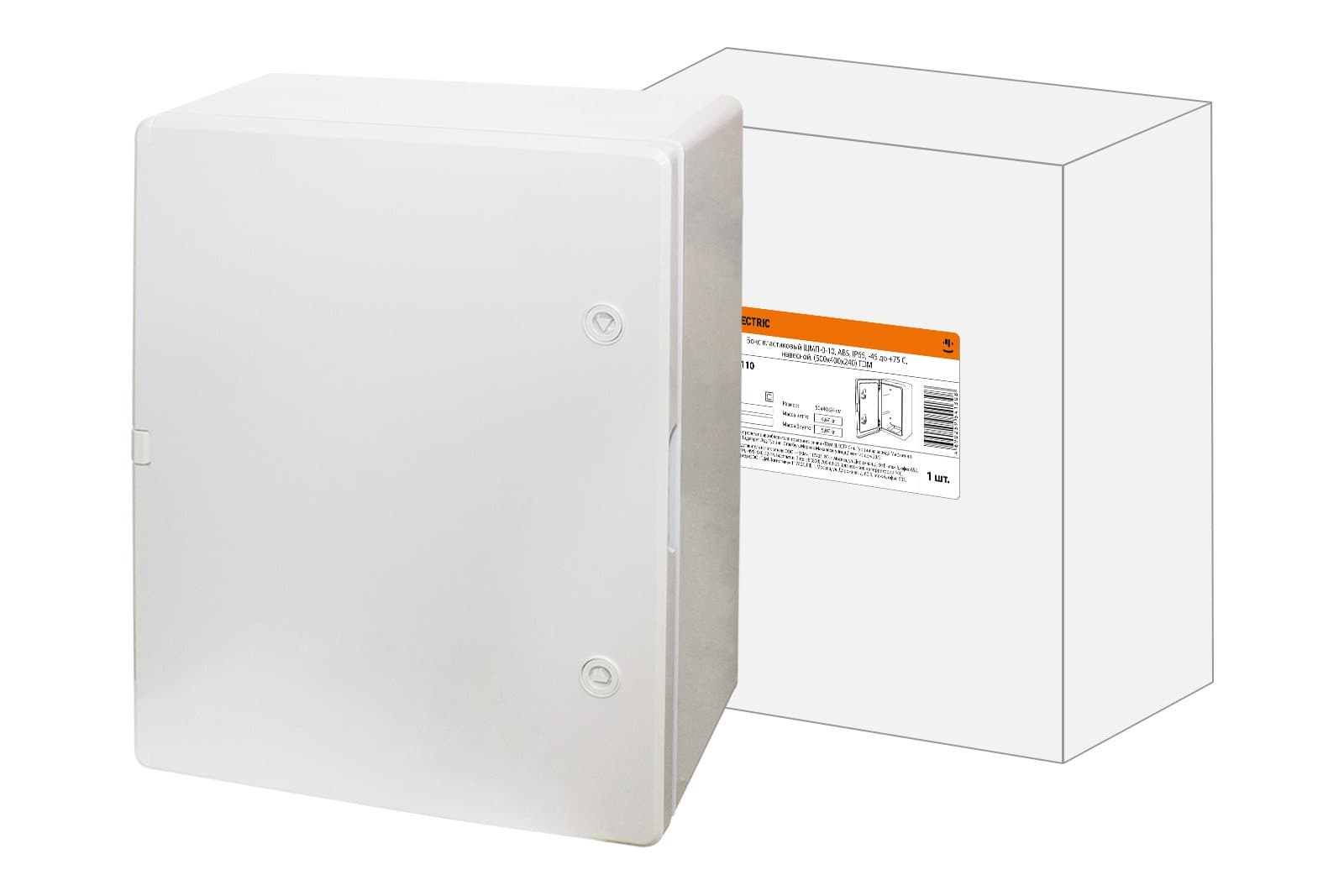 TDM Бокс пластиковый ЩМП-0-10, ABS, IP65, -45 до +75 С, навесной, (500x400x240) SQ0932-0110