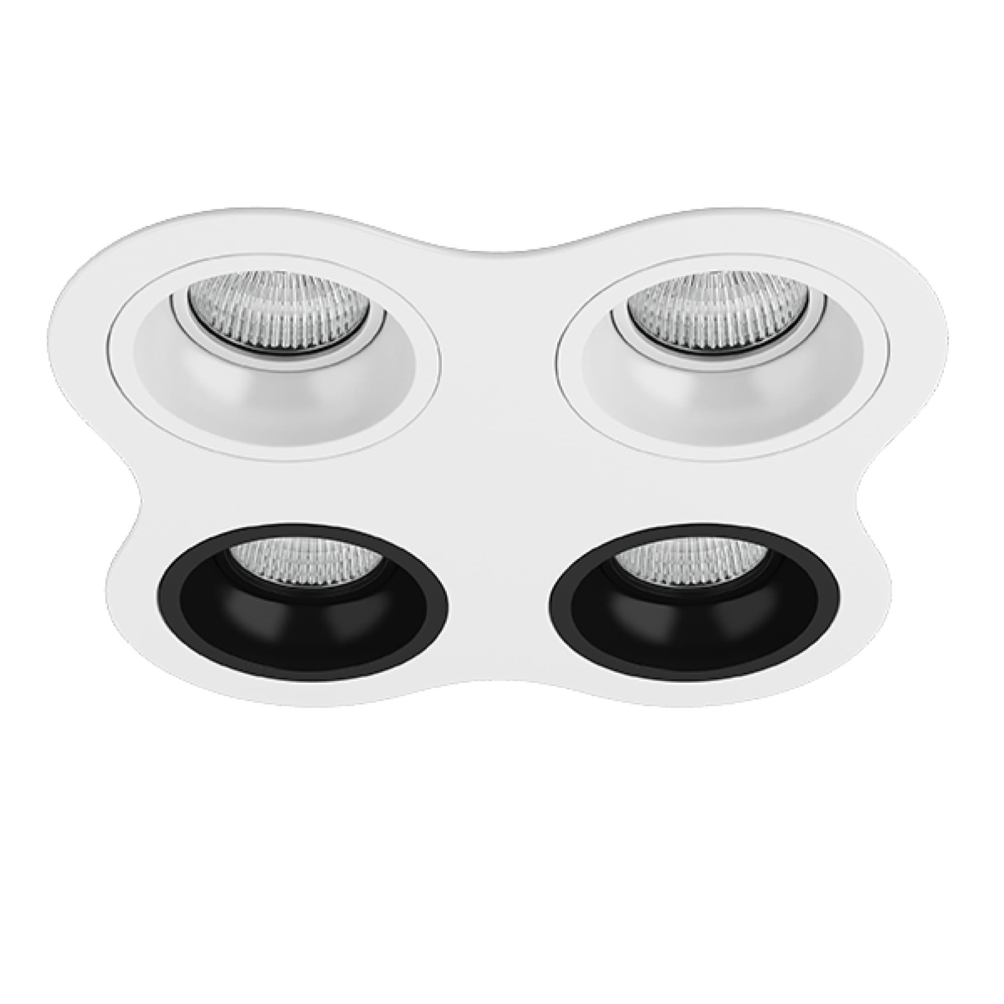 Lightstar Комплект из светильников и рамки DOMINO Domino Lightstar D64606060707