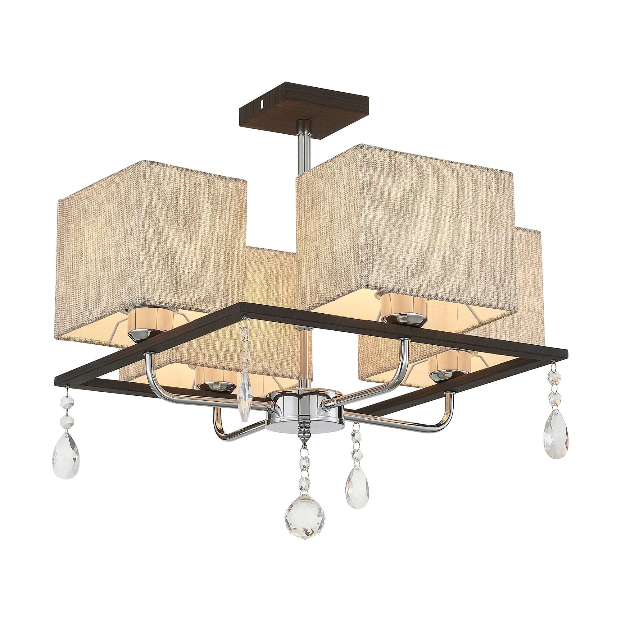 Citilux CL461141 Дуглас Венге+Хром Люстра
