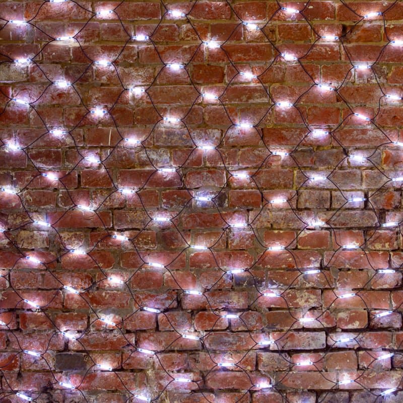 NEON-NIGHT Гирлянда "Сеть" 2x3м, черный КАУЧУК, 432 LED Белые 217-125