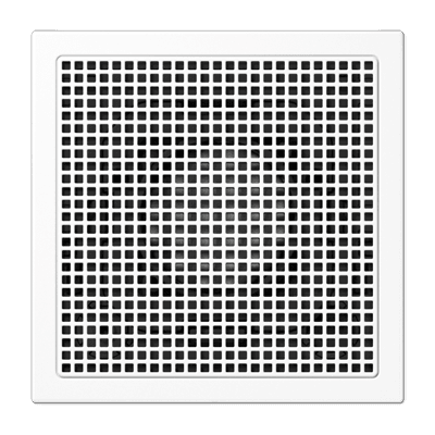 JUNG 4 гонговый звонок, белый LS2567-G3WW