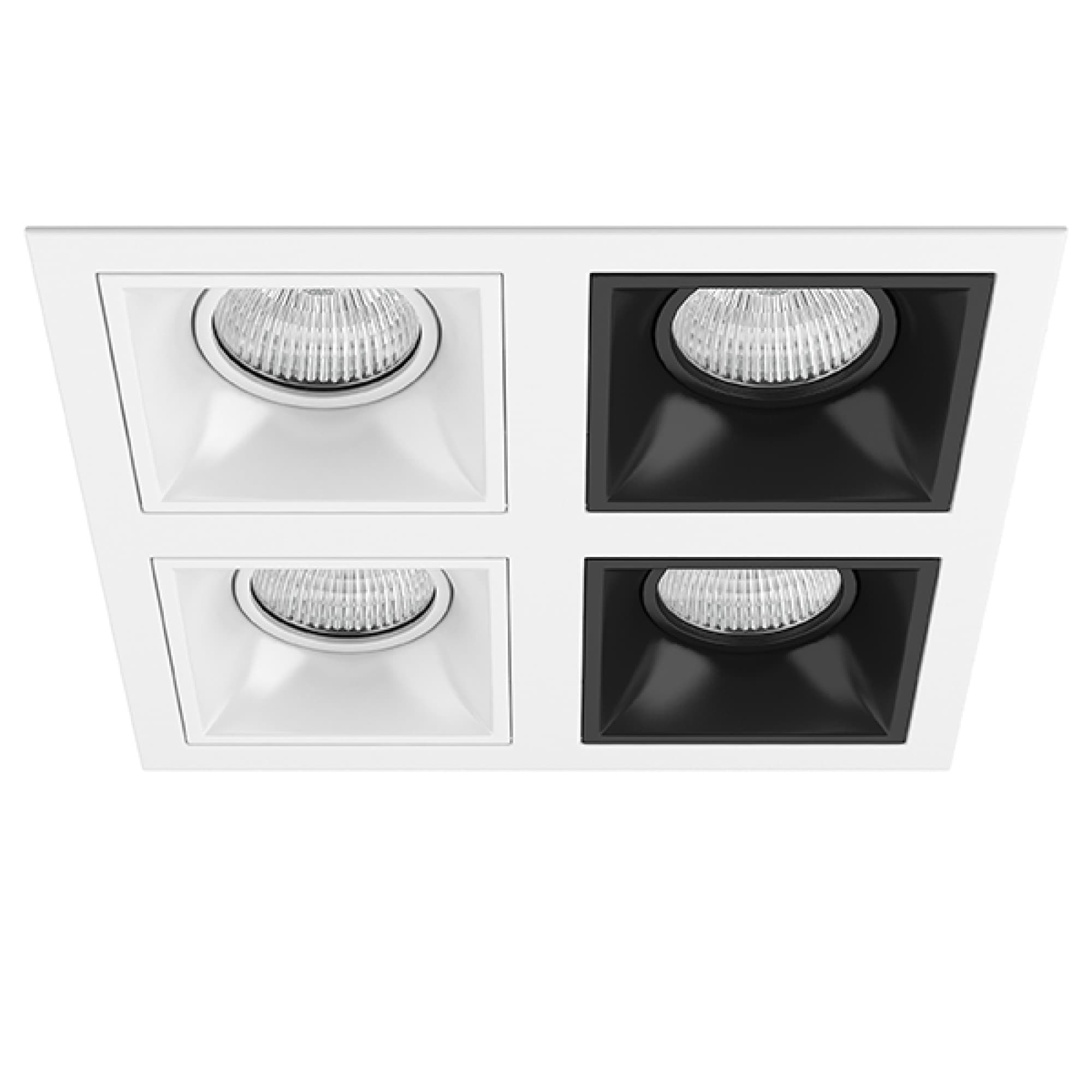 Lightstar Комплект из светильников и рамки DOMINO Domino Lightstar D54606060707