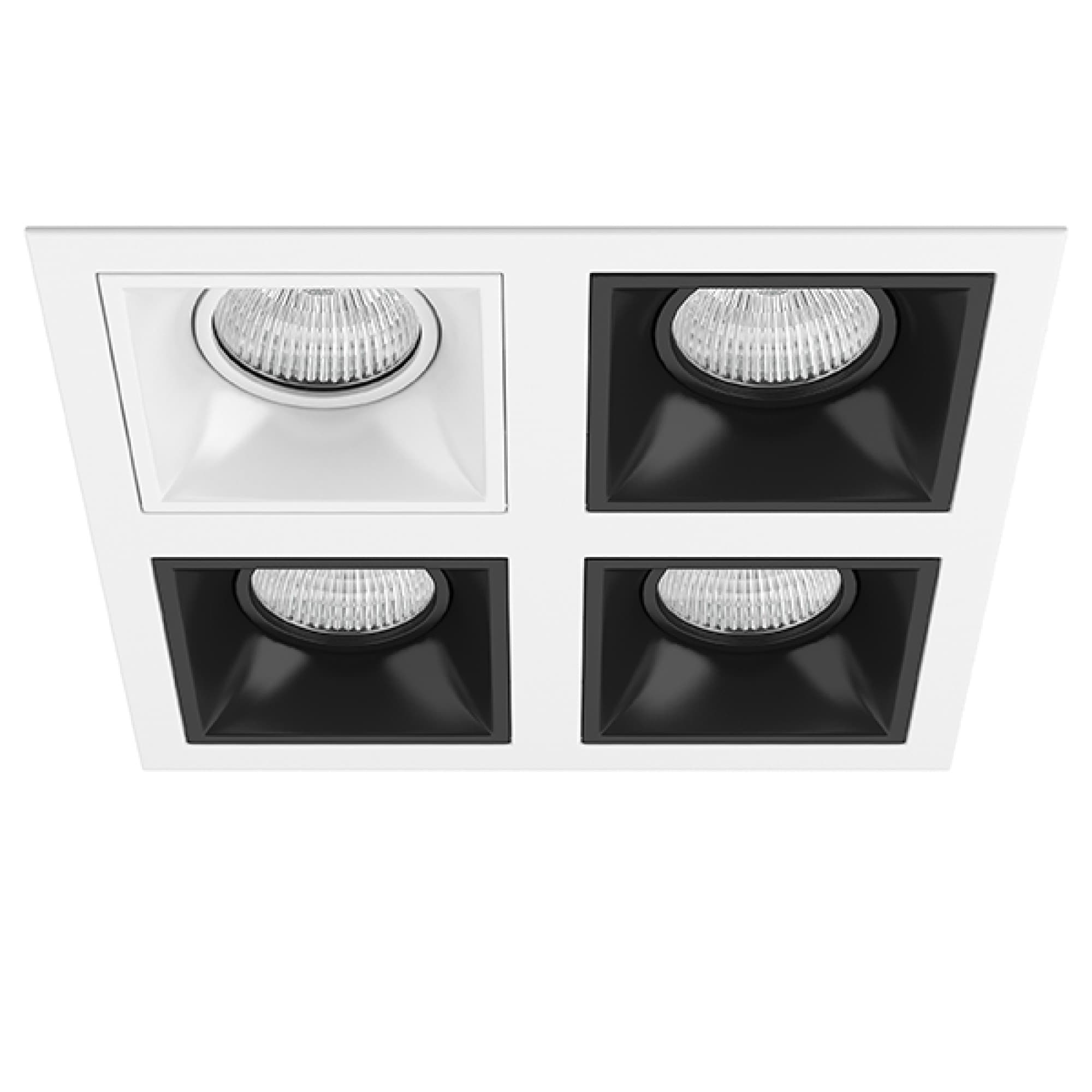 Lightstar Комплект из светильников и рамки DOMINO Domino Lightstar D54606070707